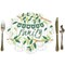 Big Dot of Happiness Family Tree Reunion - Family Gathering Party Round Table Decorations - Paper Chargers - Place Setting For 12